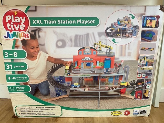 xxl train station playset